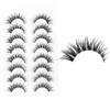 False Eyelashes Cat Eye Strip Lashes Invisible Band eyelashes for