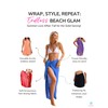 SHU-SHI - Women's Beach Sarong/Pareo - Wear Over Swimsuits, turquoise