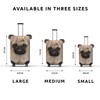 Pikkii, Small Suitcase Cover with Giant Dog Design, Travel case