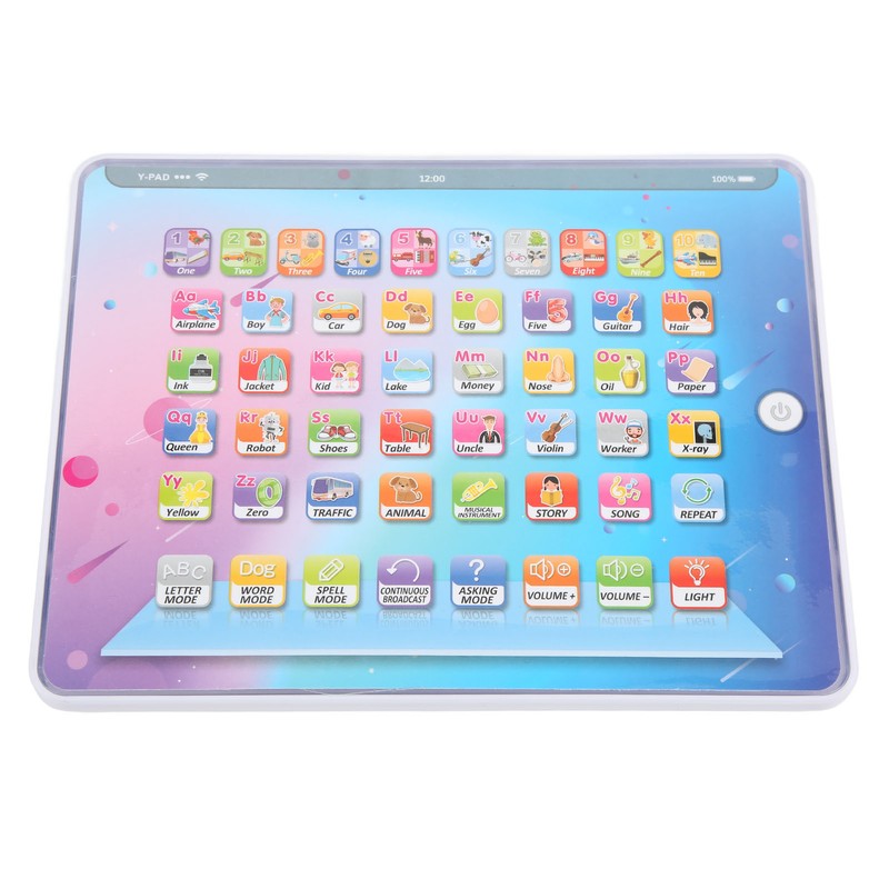Kids Learning Tablet Full English Teaching Touch Voice Learning Tablet
