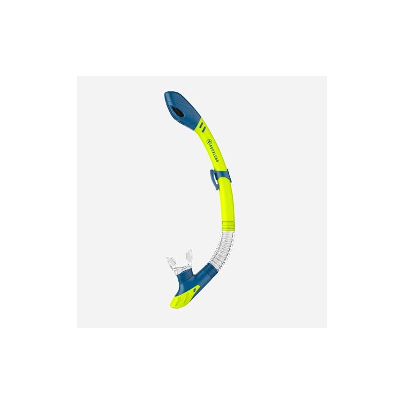 Aqualung Unisex - Adult Gobi Dry Snorkel Set, Yellow Petrol,
