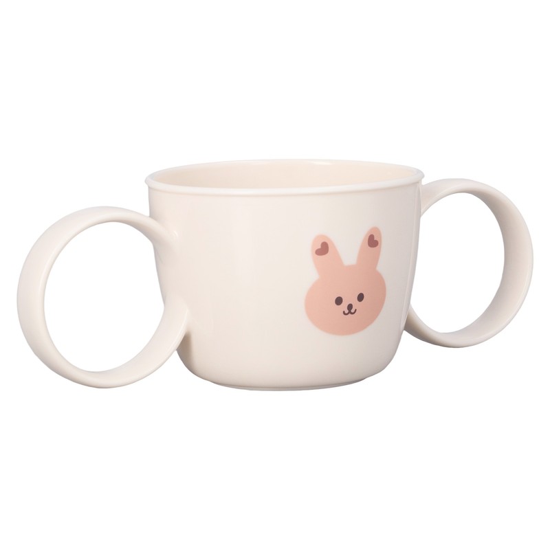 Baby Learning Drinking Cup 200mL Cartoon Animal Print Silicone Training