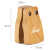 XDrum CK-S Cajon Castanets Small - Wooden Castanets - Velcro