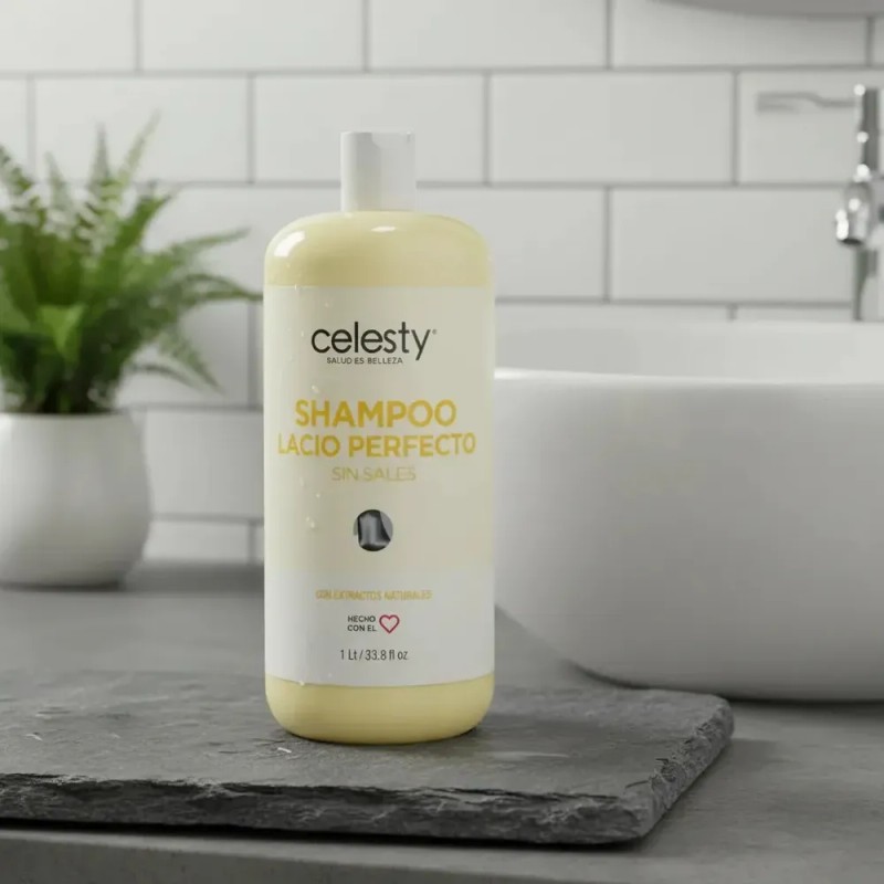 Shampoo Efecto Lacio Celesty 1lt