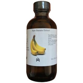 Olivenation Pure Banana Extract - 128 Ounce (gallon) - Gluten Free With No Sugar Added - Perfect For Ice Cream, Milk Shakes And Other Beverages - Baking-Extracts-And-Flavorings