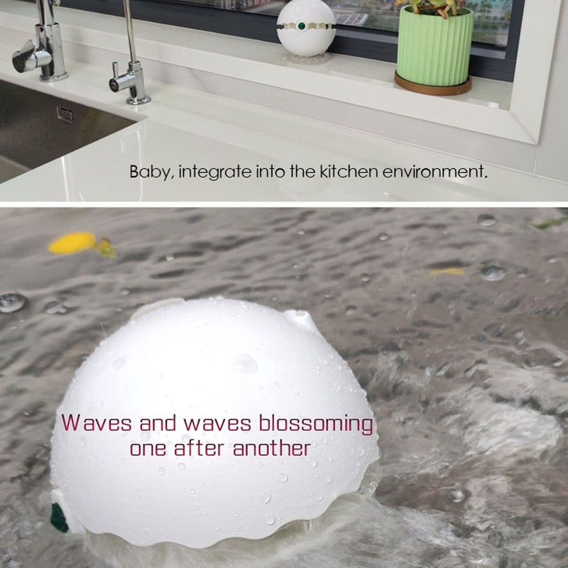 Mini Sink Dishwasher 1200mAh USB Charging IP67 High Speed Rotation
