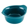 Rachael Ray Solid Glaze Ceramics Round Ramekins/Dipping Cup Set, 4
