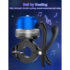 Bike Bell with RGB Lights, Bike Bell for 19-31.8mm Bicycle