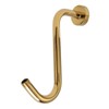 304 Stainless Steel S Shaped Shower Arm Gold Shower Head