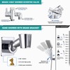 10" High Pressure Rainfall Shower Head with Handheld Combo, Upgrade