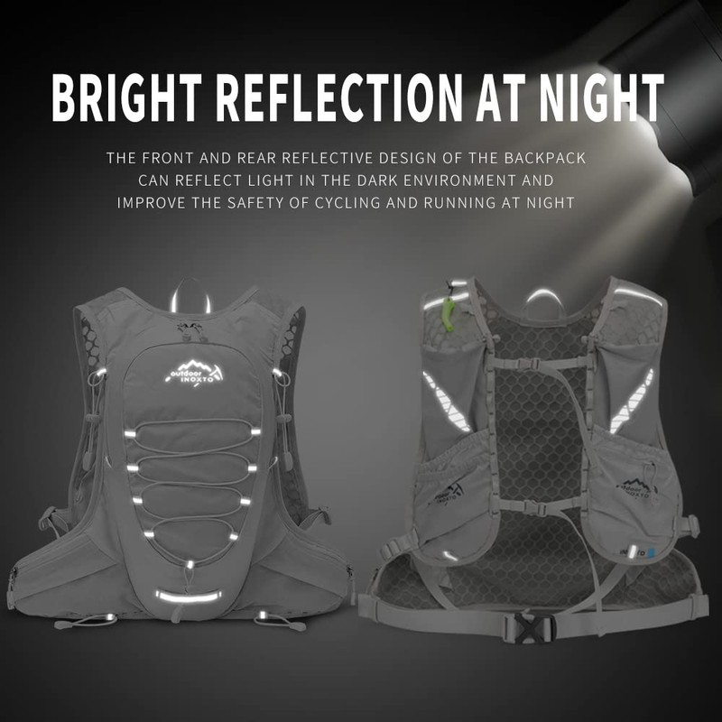 IX INOXTO Running Hydration Vest for Men Women Water Backpack
