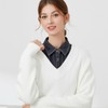 Holibanna 2pcs Detachable Faux Collar for Women Denim False Collar