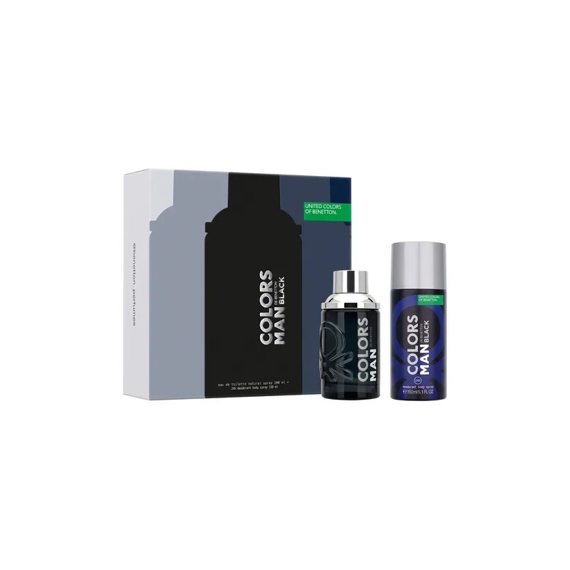 Benetton Colors Man Black Perfume Para Hombre