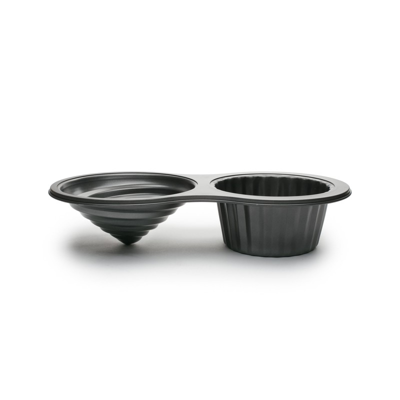 Fox Run Giant Cupcake Pan, Non-Stick Carbon Steel, 8 x