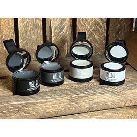 WELL4U - Haar Ansatz Puder - Make-up für Ihre Kopfhaut in 13 Farben - wasserfestes Ansatzpuder für Frau und Mann - gezielter als Kaschierspray, Kaschierstift oder div. Concealer - Hair Line Powder