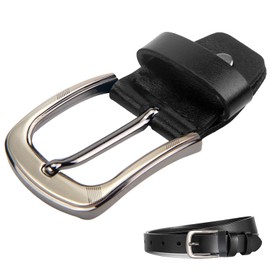 Smomend Single Belt Buckle Replacement for Black Leather Belt 3.8 cm, Belt Buckle Men, Belt Buckles for Men, Nickel Free Design, Universal Size, Stylish and Durable, Na