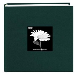 Fabric Frame Cover Photo Album 200 Pockets Hold 4x6 Photos, Majestic Teal