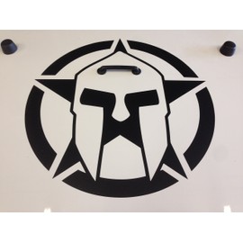 Spartan Star Oscar Mike Decal 18" Universal fit All Vehicles Wrangler