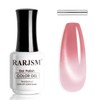 Light Pink to Rosy Pink Thermal Color Change Cat Eye