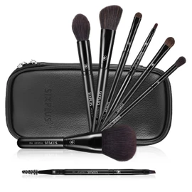 SIXPLUS Popular Makeup Brushes, Set of 8, Dawn Series, Soft Makeup Brushes, Easy to Draw, Professional Makeup Tool, Powder Capacity, Cosmetic Pouch Included