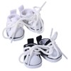 Lyreh 2 Pairs Mini Doll Shoes, Cute Mini Finger Canvas