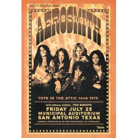 Aerosmith Toys In The Attic Tour 13" x 19" Re-Print Music Concert Poster