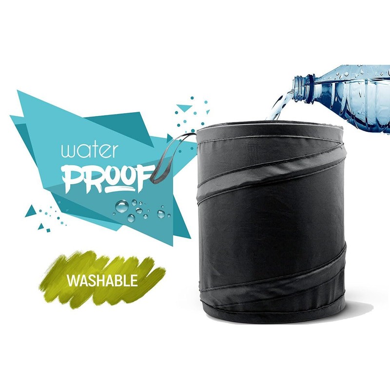 Mavoro 1 Pack, 2 Gallon Car Trash Can | Portable