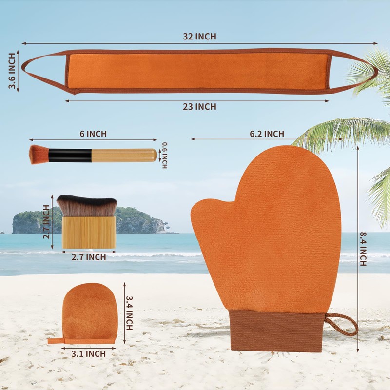 DEBETOOL 5 in 1 Self Tanner Mitt Applicator Kit, Professional