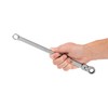TEKTON 14 mm Long Fixed/Flex Head 12-Point Ratcheting Box End