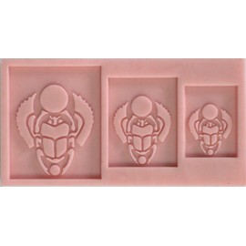 Fleximold Silicon Mold, Winged Scarab Mold
