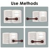 VANTOO Leather Weighted Book Page Holder for Women Men, Book