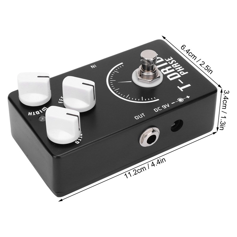 Guitar Phaser Pedal Electric Analog Phase Shifter Effect Musical Instrument