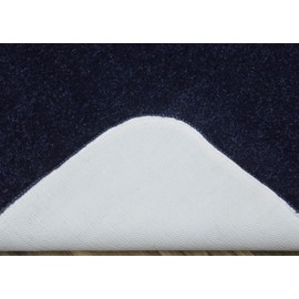 Garland Rug Gramercy 2 Piece Washable Bathroom Rug Set Navy, 20 in. x 34 in. & 17 in. x 24 in.