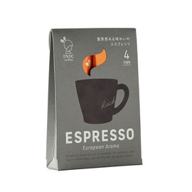 INIC coffee European Aroma 4 Sticks Espresso [Espresso] [Best of Powder Coffee] [Taste Used by World Barista Champions]