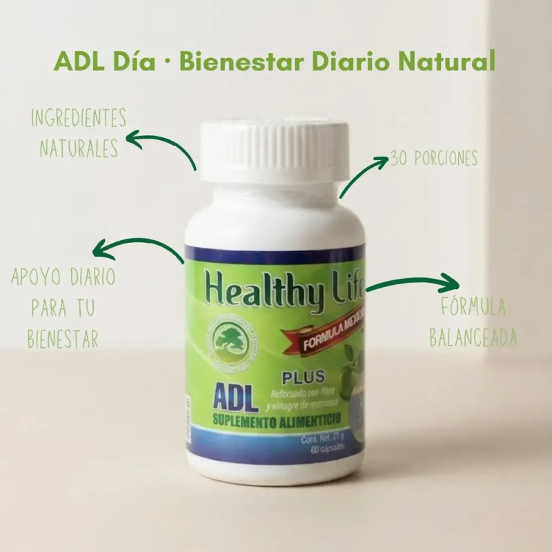 Paquete De 3 Adl Día (healthy Life)