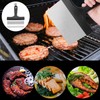 SAVITA Heavy Duty Grill Scraper, Stainless Steel Grill Scraper Food