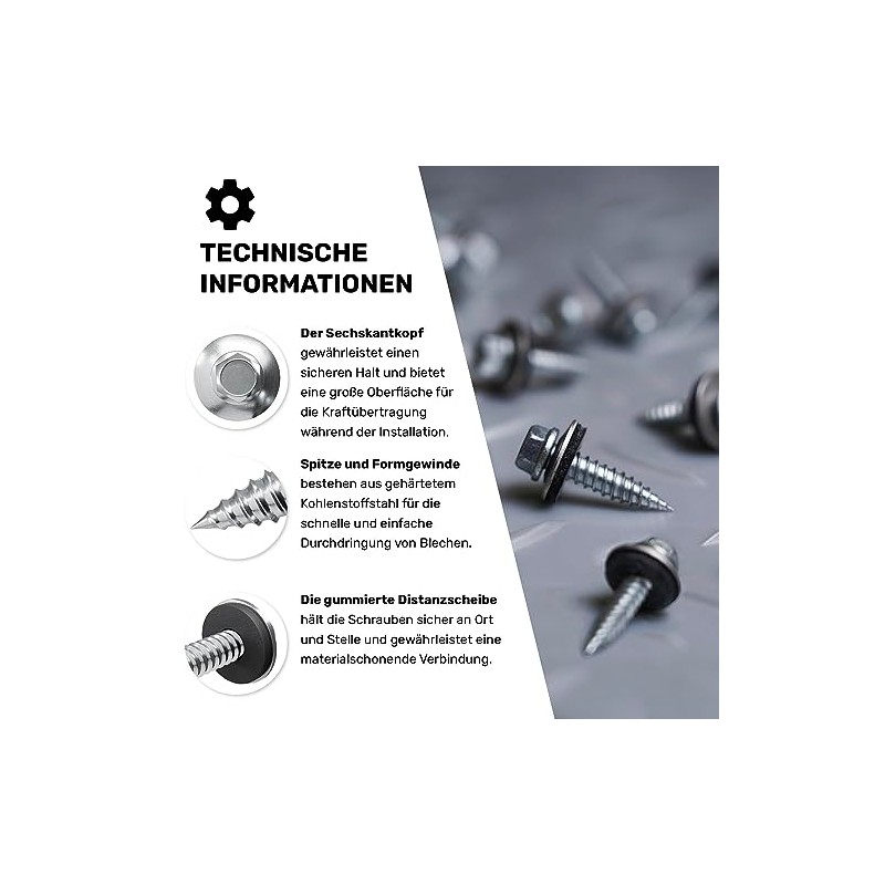 TWISTEC Thin Sheet Metal Screws 6.0 x 25 mm Pack