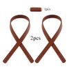 Niaciswe Bag Handles Leather Pack of 2 Bag Handle for