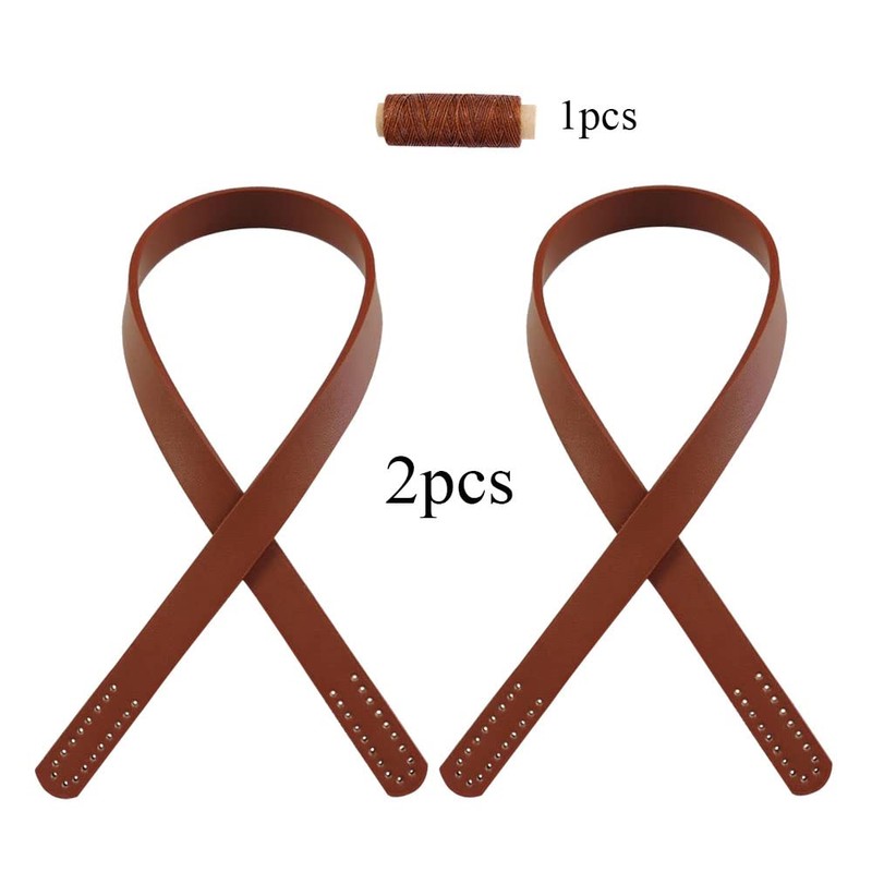Niaciswe Bag Handles Leather Pack of 2 Bag Handle for
