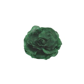 Zac's Alter Ego Large Satin-Feel Rose Flower on Brooch Pin & Elastic