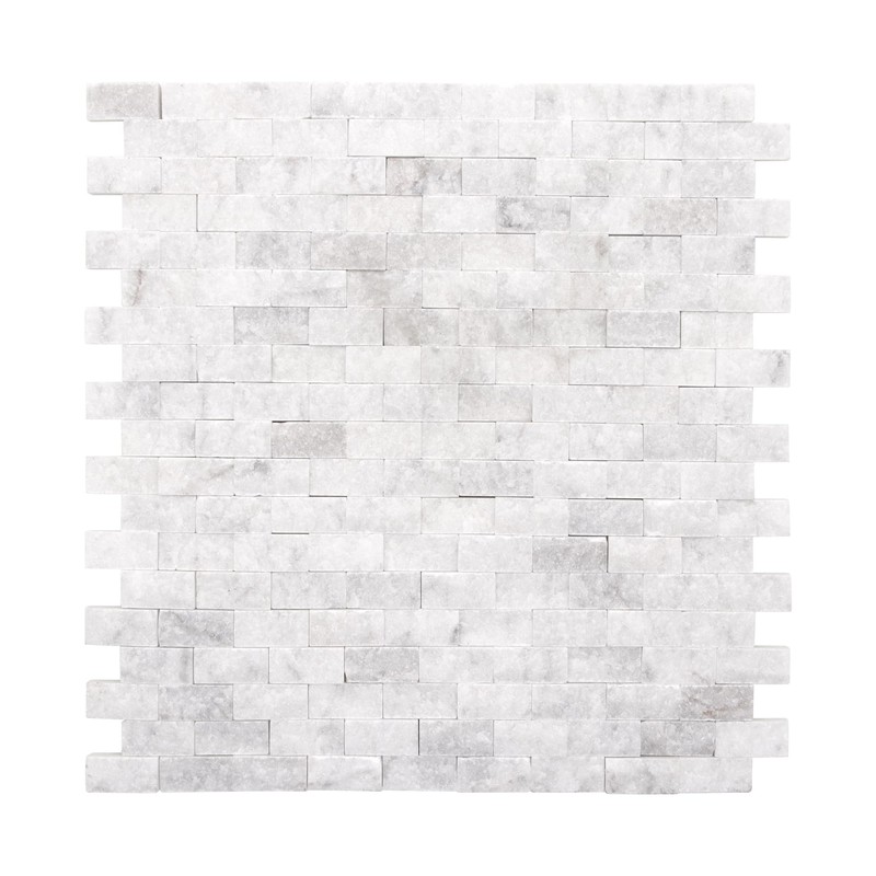 SUNWINGS 5-Sheet Peel and Stick Mosaic Natural 3D Stone Self