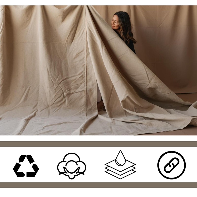 Heavy Duty Cotton Dust Sheets for Decorating Painting - Drop