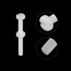 sourcing map 20 Pairs Nylon Screw Nut Set M4 x