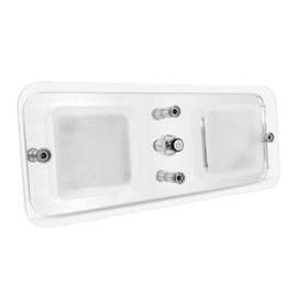 Dream lighting Ceiling Light 12 V Motorhome with Switch Caravan Ceiling Light Warm White 3000 K Dimmable with Blue Light 22 x 9 cm LED Interior Lighting