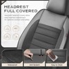 Car Seat Covers Full Set, Memory Foam Leather Car Seat