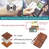 GOIACII Wallet for Women RFID Blocking Large Capacity Long Ladies