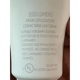 GE CASE OF 12 GE Reveal A21 E26 (Medium) LED Bulb Pure Clean Light 75W Equivalence