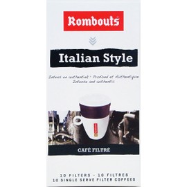 Rombouts Coffee Italian One Cup Filters 62 g