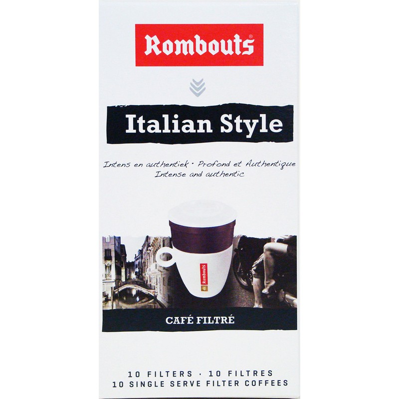 Rombouts Coffee Italian One Cup Filters 62 g