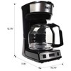 Total Chef Drip Coffee Maker – 12 Cup Programmable Cafe